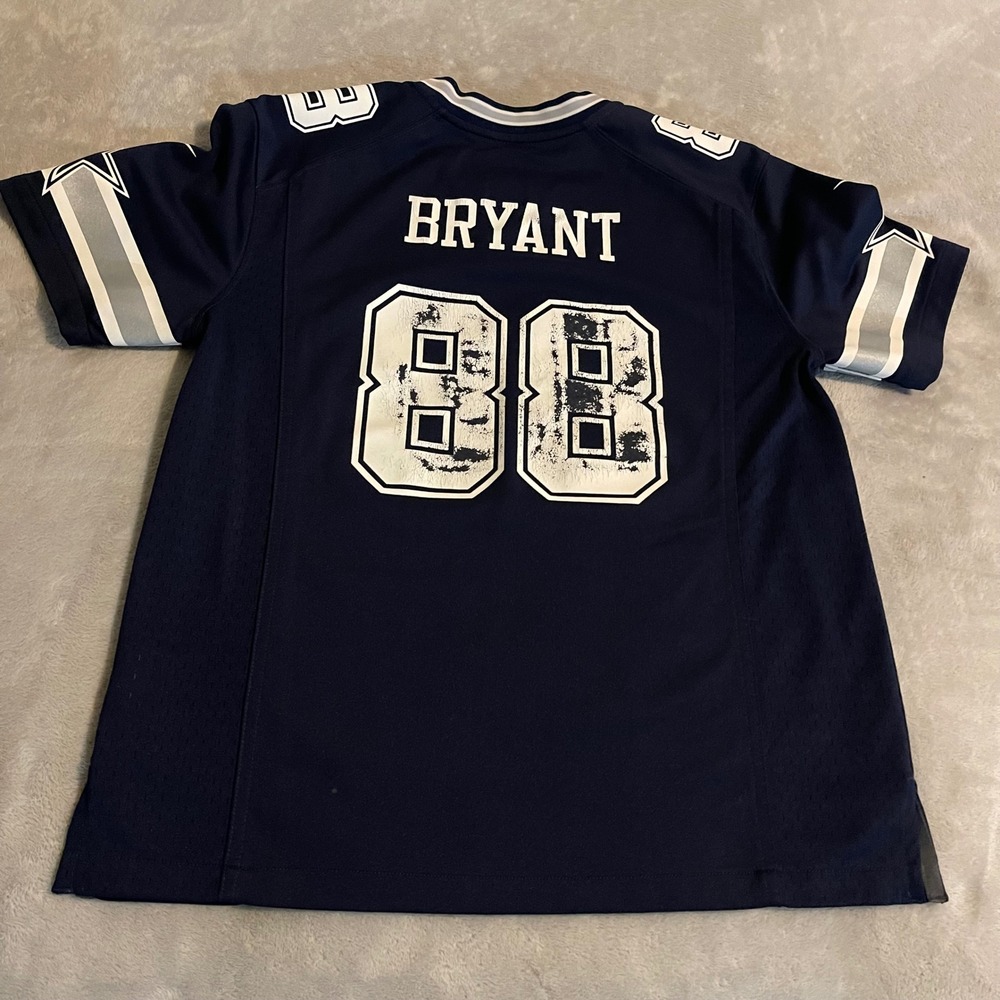 Dallas Cowboys Dez Bryant 88 Jersey Kids Large Nike 14/16 Navy Blue NFL On Field - Picture 2 of 11